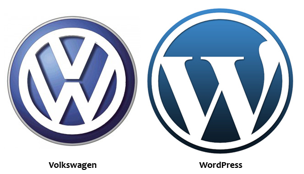 I don't know I think its just me but I just realized that Volkswagen logo